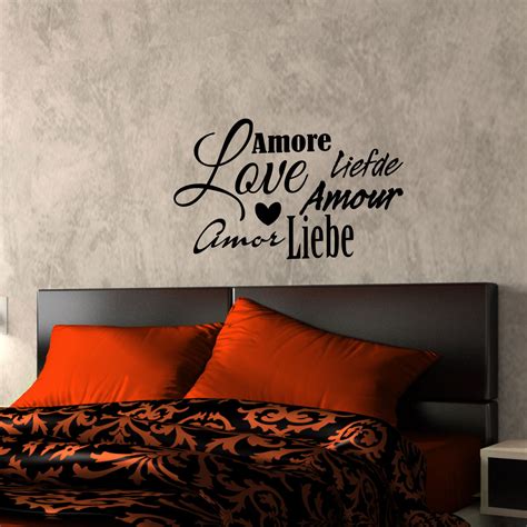 Vinilos Con Frases Pegatina De Parede Palabras Del Amor Ambiance