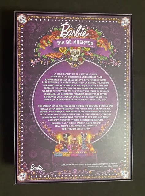 Barbie Signature Dia De Los Muertos Puppe Tag Der Toten Gxl Mattel