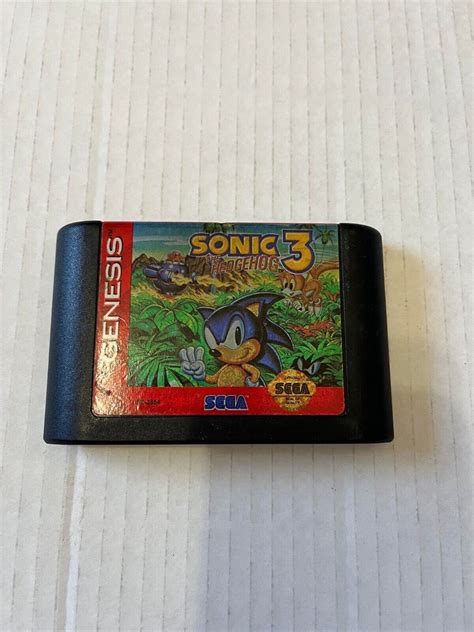 Sonic The Hedgehog 3 Sega Genesis Cartridge Authentic 1994 Values Mavin