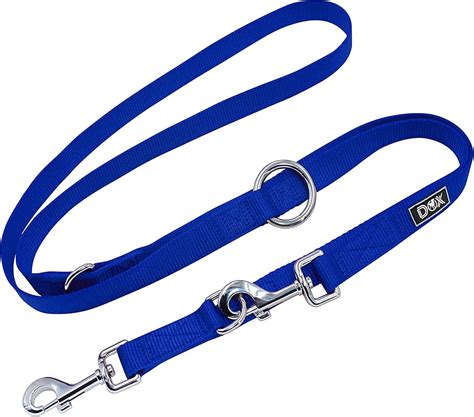 Ddoxx Nylon Dog Lead 2m 3 Way Adjustable Dog Training Lead Dogs M