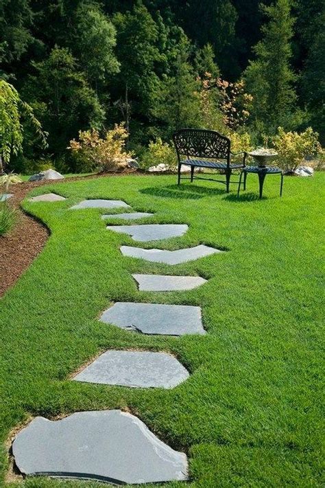 Newest Stepping Stone Pathway Ideas For Your Garden 46 Lovahomy