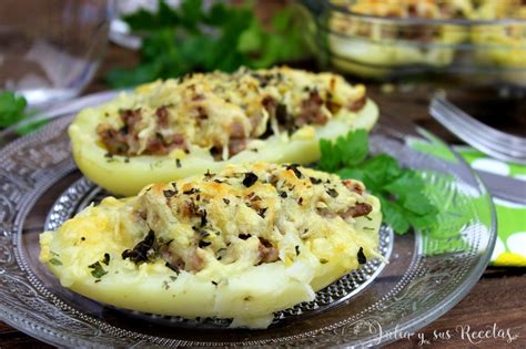 Julia Y Sus Recetas Patatas Rellenas De Carne Gratinadas