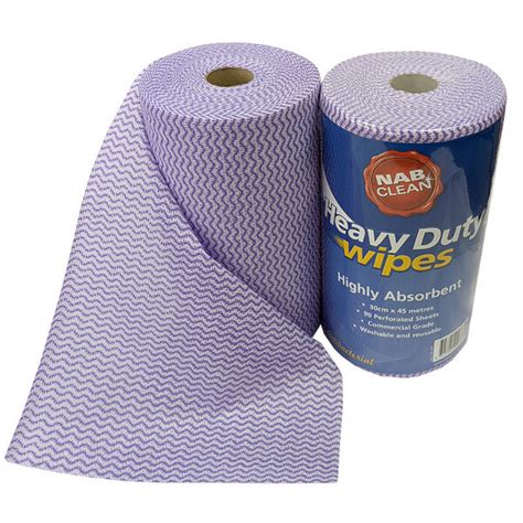 Purple Heavy Duty Wipes 30x50cm