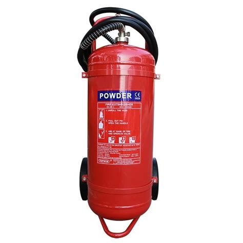 Latest 25kg Trolley DCP Fire Extinguisher ABC Fire Extinguisher Power