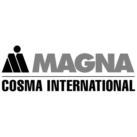 Magna Cosma International Logo Black And White Brands Logos