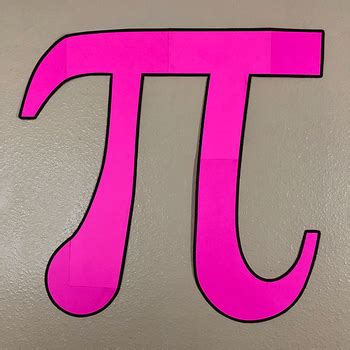 Pi Symbol Poster Math Classroom Decor By Amy Harrison Tpt