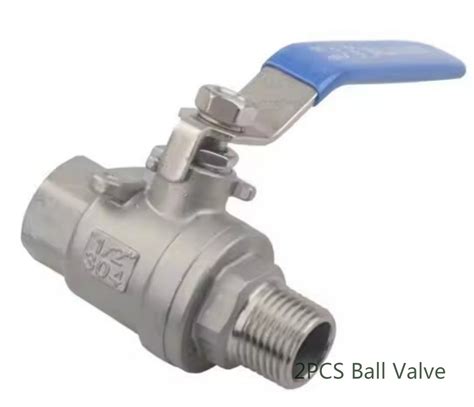 Stainless Steel 1000wog Full NPT Bsp 1 2 Thread CF8m 2 PC Ball Valve