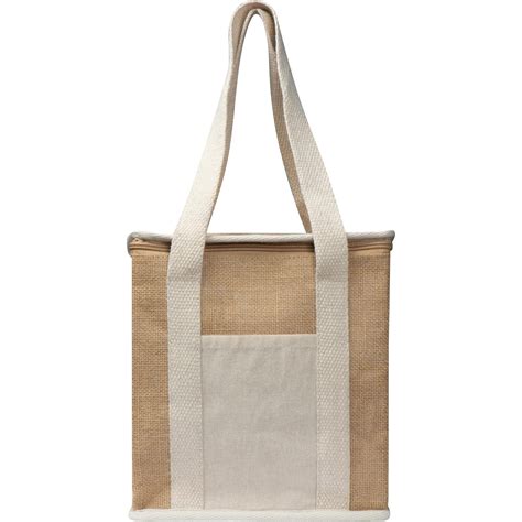 Jute K Hltasche Mit Langen Henkeln Beige Bedruckt Als Werbeartikel