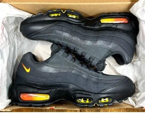 Nike Air Max 95 Anthracite Safety Orange Mens Size Running Shoes Fz4626 001 New Ebay