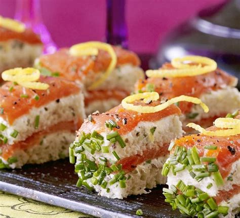 Smoked Salmon Herb And Cream Cheese Stacks Olivemagazine