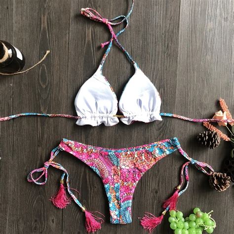 Hermoso Bikini Floral Tienda Luzy