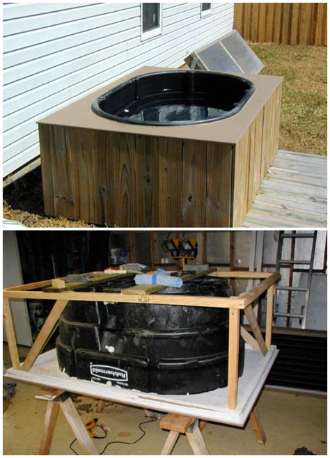Homemade Diy Hot Tub Plans Build A Hot Tub