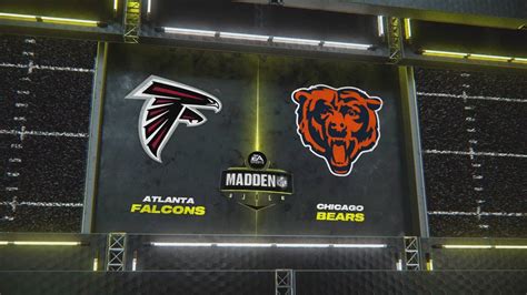 Madden NFL 24 Atlanta Falcons Vs Chicago Bears Simulation Week 17 All