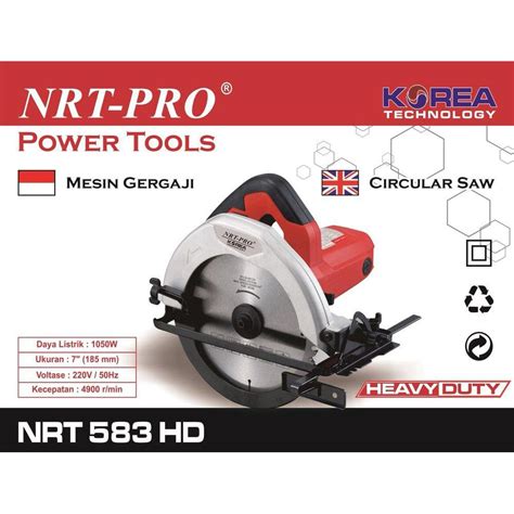 Jual CIRCULAR SAW MESIN BELAH KAYU NRT PRO 583 HD TECHNOLOGY KOREA Suku