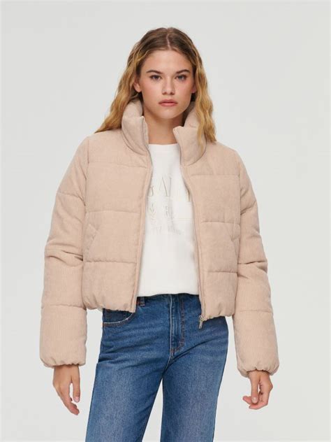 Páperová bunda Farba nude HOUSE U X