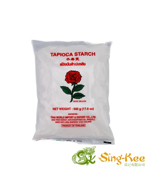 Rose Tapioca Starch 500g Rice Products Sing Kee