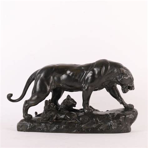 Sold At Auction Charles Valton Charles VALTON 1851 1918 Lionne Et