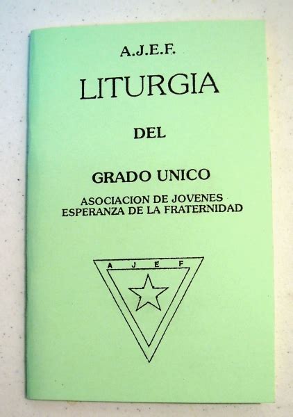 Liturgia AJEF Y Constituciones ImperiusArts Tienda Fraterna