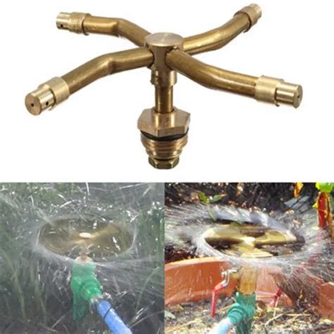 New 4 Ways 12 Brass Misting Garden Lawn Sprinkler Irrigation Fountain