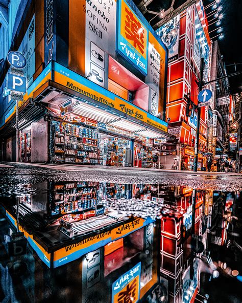 Night in Akihabara on Behance