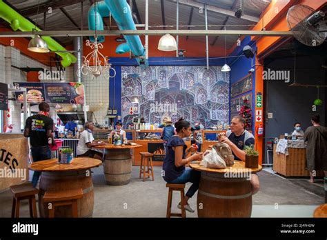 Food Court At Bay Harbour Market In Hout Bay Cape Town South Africa