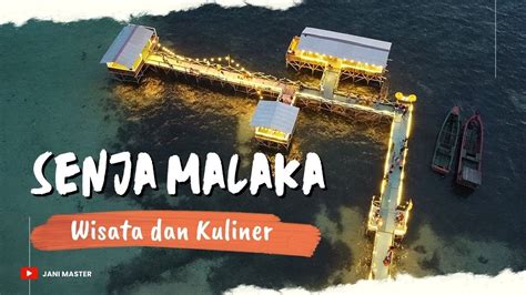 Wisata Pantai Dan Kuliner Senja Malaka Di Bandar Lampung Youtube