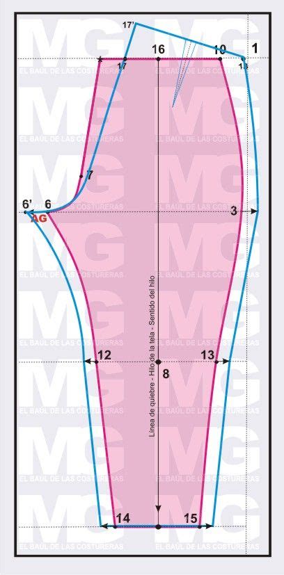 The Pattern Is Shown With Measurements For The Pants