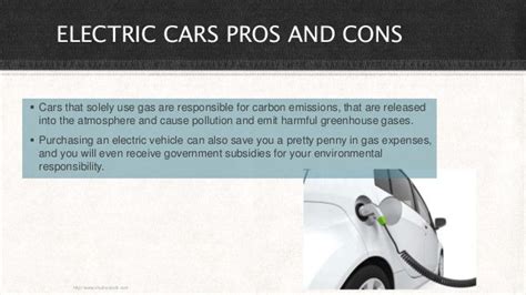 Electric cars pros and cons