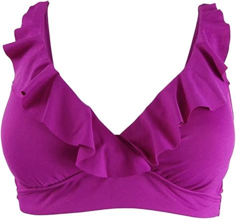 Lauren By Ralph Lauren Beach Club Ruffle Underwire Bikini Top Amazon