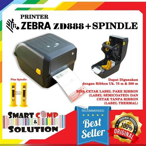 Jual Printer Stiker Label Barcode Zebra ZD888 Pengganti GC420t ZD888T