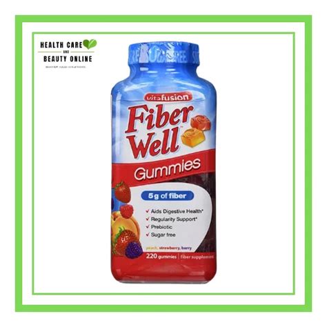 Vitafusion Fiber Well Sugarfree Gummies 220 Gummies Exp Date 2023 Lazada Ph