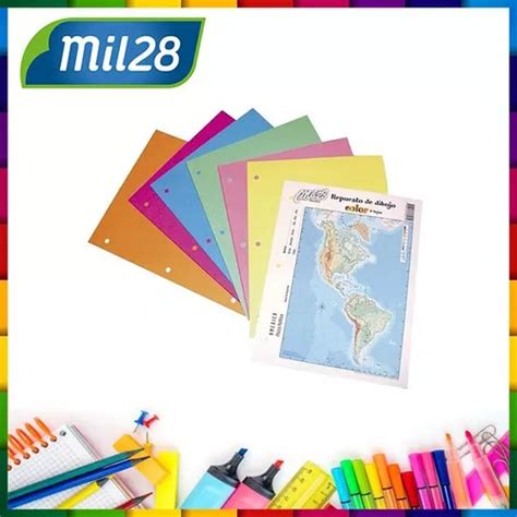 Repuesto De Dibujo Color N5 X 6 Hojas Mil28 MercadoLibre