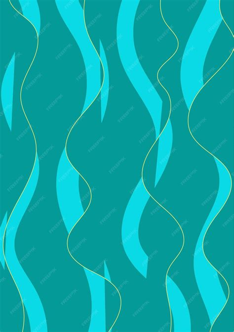 Premium Vector A Blue Wave Pattern