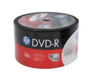 Compra HP Torre De Discos Virgenes Para DVD DVD R 4 7GB 16x 50 Pzs