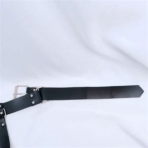 Leather Bondage Handcuffs BDSM Armbinder Restraint Arms Behind Back Straitjacket Sex Toys For