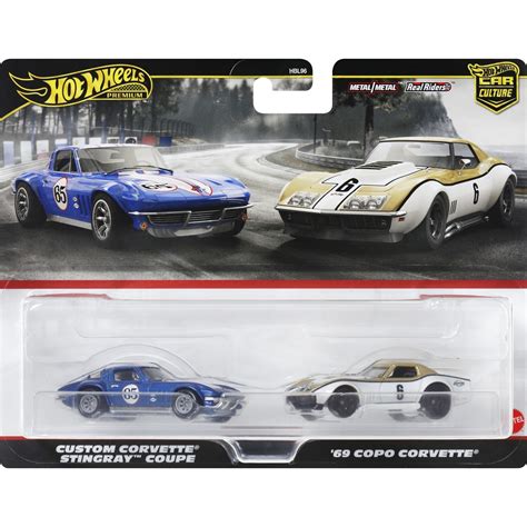 Mattel Hot Wheels Hw Premium Σετ Των Car Culture Copo Corvette Custom Corvette