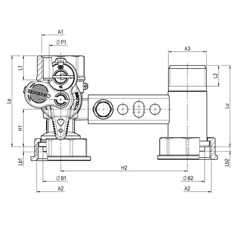 Greiner Spa Taps And Fittings Dept Bracket For Gas Meter L110