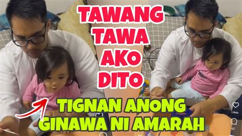 BABY AMARAH UPDATE JUSMI TAWANG TAWA AKO SA BATANG TO TIGNAN NYO