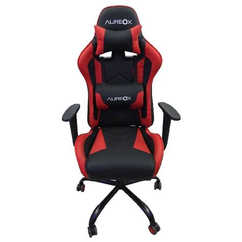 SILLA GAMER AUREOX G200 NEGRA Y ROJO