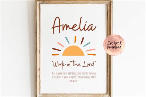 Amelia Name Biblical Meaning