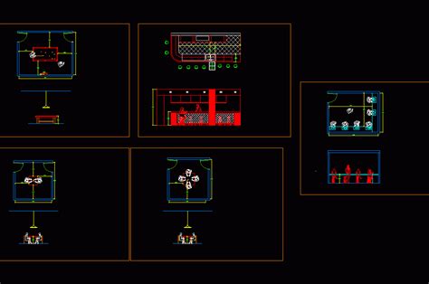 Game Room Detail 2D DWG Design Section for AutoCAD • Designs CAD