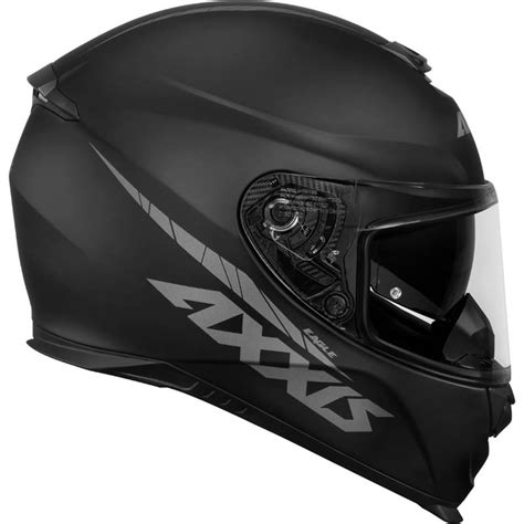 Capacete Axxis Eagle Sv Solid Preto Cinza Fosco