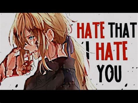 Nightcore Hate You Jim Yosef Riell Lyrics Youtube