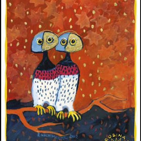 Owls Cartolina Rosina Wachtmeister Fridolin Wachtmeister Italia