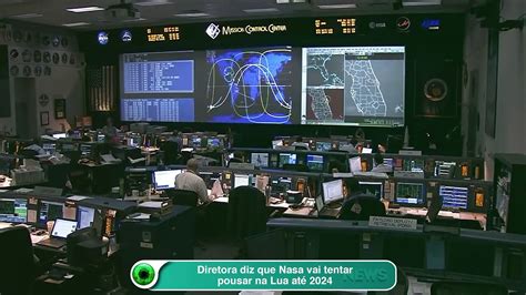 Diretora diz que Nasa vai tentar pousar na Lua até 2024 Vídeo Dailymotion