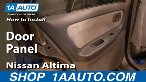 How To Remove Rear Door Panel Nissan Altima Youtube