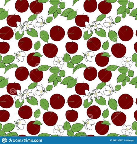 Un Ensemble De Pommes Rouges Motifs Sans Soudure 1000 Par 1000 Pixels