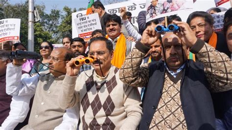 Delhi Bjp Working President Virendra Sachdeva Detained At Protest