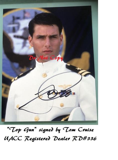 Tom Cruise Top Gun 2 Maverick Cast Signed Photo Uacc Rd Rare Ebay