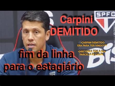 Carpini Demitido O Fim Da Linha Para O Estagi Rio Youtube